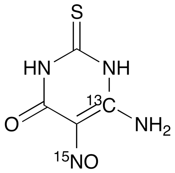 6-Amino-5-nitroso-2-thiouracil-13C,15N