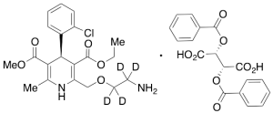 (R)-Amlodipine-d4 Di-O-benzoyl L-Tartaric Acid Salt