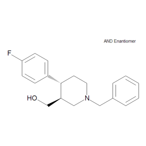 trans 1-Benzyl-4-(4-fluorophenyl)-3-piperidinemethanol