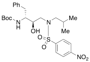 N-[(1R,2R)-2-Hydroxy-3-[(2-methylpropyl)[(4-nitrophenyl)sulfonyl]amino]-1-(phenylmethyl)propyl]carbamic Acid 1,1-Dimethylethyl Ester