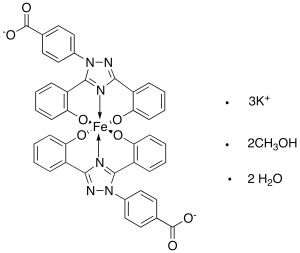 Deferasirox Ferrate(III) Tripotassium Complex Methanoate Hydrate