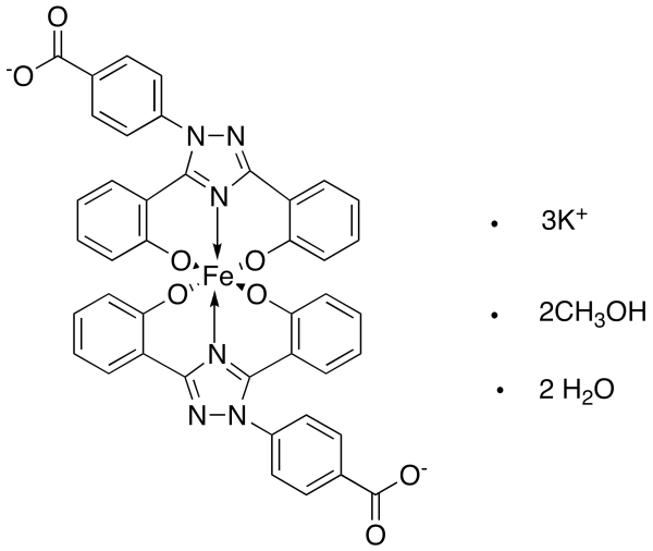 Deferasirox Ferrate(III) Tripotassium Complex Methanoate Hydrate