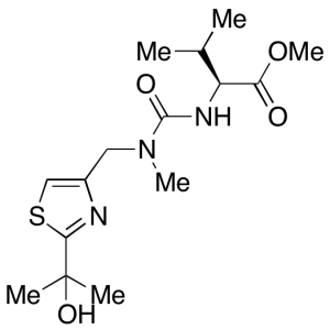 (S)-2-(3-((2-(2-Hydroxypropan-2-yl)thiazol-4-yl)methyl)-3-methylureido)-3-methylbutanoic Acid Methyl Ester