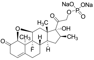 (1b,11b,16b)-1,11-Epoxy-9-fluoro-17-hydroxy-16-methyl-21-(phosphonooxy)pregn-4-ene-2,20-dione Sodium Salt (>90%)