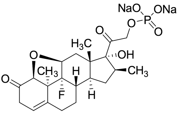 (1Beta,11Beta,16Beta)-1,11-Epoxy-9-fluoro-17-hydroxy-16-methyl-21-(phosphonooxy)pregn-4-ene-2,20-dione Sodium Salt (>90%)