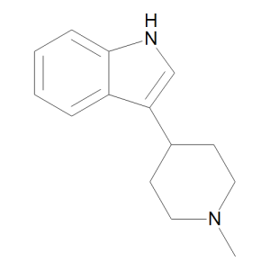 3-(N-Methylpiperidinyl)indole