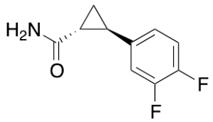 (1R,2R)-2-(3,4-Difluorophenyl)cyclopropanecarboxamide