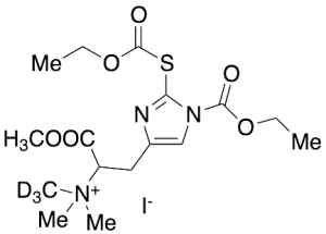 N(Im)-Ethoxycarbonyl-S-ethoxycarbonyl L-Ergothioneine Methyl Ester Iodide-D3