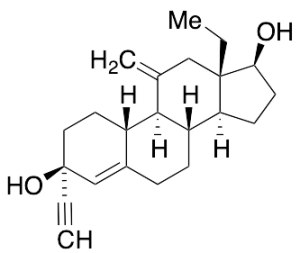 13b-Ethyl-11-methyliden-18.19-dinor-3b,17b-dihydroxy-3a-ethynyl-pregna-4-ene