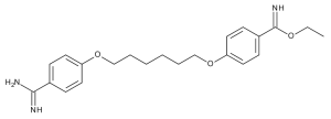 Ethyl 4-[[6-(4-Carbamimidoylphenoxy)hexyl]oxy]benzimidoate dihydrochloride