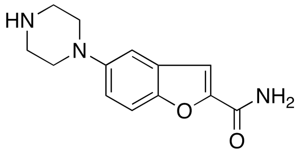 5-(Piperazin-1-yl)benzofuran-2-carboxamide