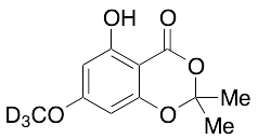 5-Hydroxy-7-methoxy-2,2-dimethyl-4H-benzo[d][1,3]dioxin-4-one-d3