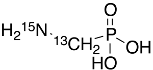 Aminomethanephosphonic Acid-13C,15N