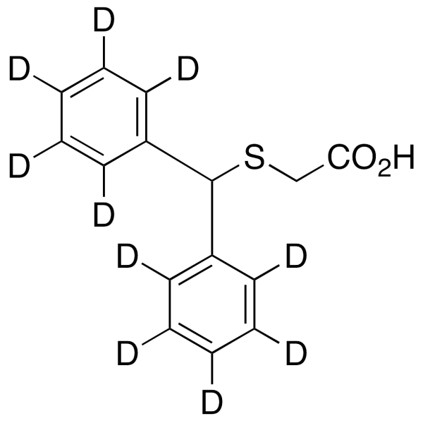 2-[(Diphenylmethyl)thio]acetic Acid-d10