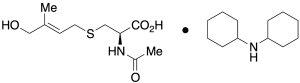 N-Acetyl-S-(4-hydroxy-3-methyl-2-trans-buten-1-yl)-L-cysteine Dicyclohexylammonium Salt