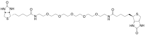 1,17-Bisbiotinylamino-3,6,9,12,15-pentaoxaheptadecane (>90%)
