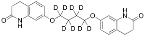 1,4-Bis[3,4-dihydro-2(1H)-quinolinon-7-oxy]butane-d8