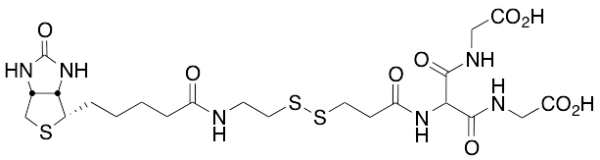 [Biotinylamidoethyl]-dithiomethylenemalonic Acid Bis(2-aminoethanoic Acid)