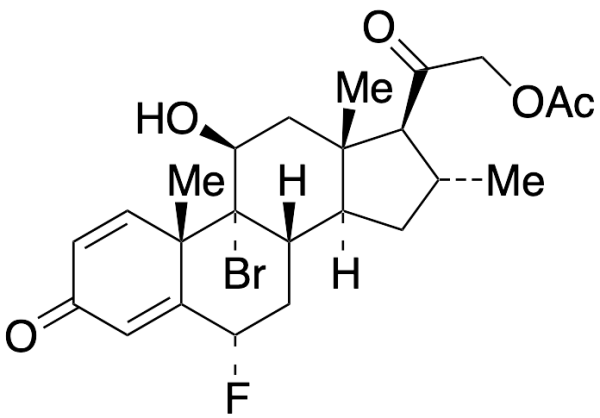 (6Alpha,11Beta,16Alpha)-21-(Acetyloxy)-9-bromo-6-fluoro-11-hydroxy-16-methyl-pregna-1,4-diene-3,20-dione