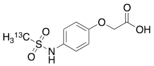 2-(4-(Methylsulfonamido)phenoxy)acetic Acid-13C
