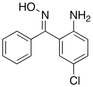 2-Amino-5-chlorobenzophenone Oxime (E/Z mixture)