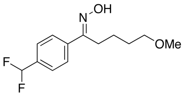 5-Methoxy-1-[4-(difluoromethyl)phenyl]-1-pentanone Oxime