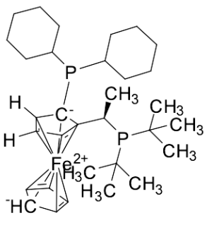 (R)-1-[(SP)-2-(Dicyclohexylphosphino)ferrocenyl]ethyldi-tert-butylphosphine