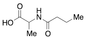 N-(1-Oxobutyl)-DL-alanine