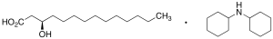 (R)-3-Hydroxy Myristic Acid Dicyclohexylammonium Salt