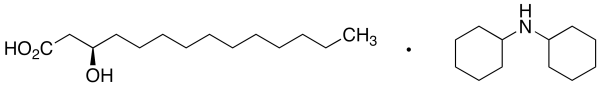 (R)-3-Hydroxy Myristic Acid Dicyclohexylammonium Salt
