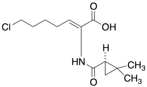 (2Z)-7-Chloro-2-[[[(1R)-2,2-dimethylcyclopropyl]carbonyl]amino]-2-heptenoic Acid
