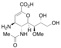 (4S,5R,6R)-5-Acetamido-4-amino-6-((1R,2R)-2,3-dihydroxy-1-methoxypropyl)-5,6-dihydro-4H-pyran-2-carboxylic Acid