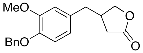 (±)-Dihydro-4-[[3-methoxy-4-(phenylmethoxy)phenyl]methyl]-2(3H)-furanone