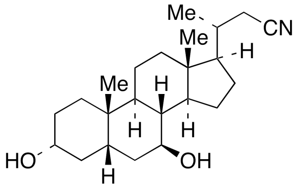 (3Alpha,5Beta,7Beta)-3,7-Dihydroxy-24-norcholane-23-nitrile