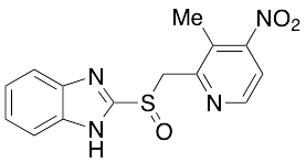 2-[[(3-Methyl-4-nitro-2-pyridinyl)methyl]sulfinyl]-1H-benzimidazole