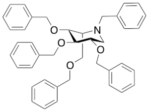 N-Benzyl-2,3,4,6-tetra-O-benzyl-1,5-dideoxy-imino-L-iditol