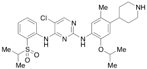 5-Chloro-N2-(2-isopropoxy-5-methyl-4-(piperidin-4-yl)phenyl)-N4-(2-(isopropylsulfonyl)phenyl)pyrimidine-2,4-diamine