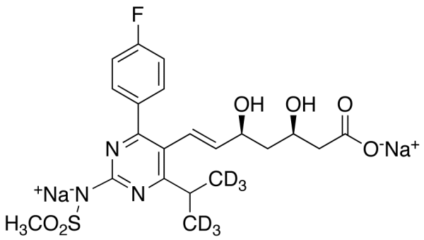 N-Desmethyl Rosuvastatin-d6 Disodium Salt