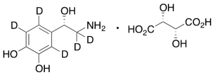 (+)-Noradrenaline-d5 Bitartrate