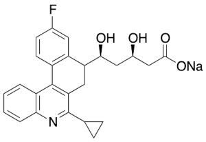 (3R,5S)-5-(6-Cyclopropyl-10-fluoro-7,8-dihydrobenzo[k]phenanthridin-8-yl)-3,5-dihydroxypentanoic Aci