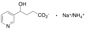 1-(3-Pyridyl)-1-butanol-4-carboxylic Acid Na+/NH4+ Salt