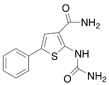 (5-Phenyl-2-ureido)thiophene-3-carboxamide