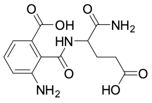 3-Amino-N-(1-carbamoyl-3-carboxypropyl)phthalamic Acid