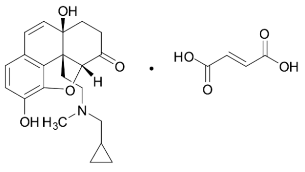 (3aR,3a1S,9aR)-3a1-(2-((Cyclopropylmethyl)(methyl)amino)ethyl)-5,9a-dihydroxy-1,3a,3a1,9a-tetrahydrophenanthro[4,5-bcd]furan-3(2H)-one Fumarate
