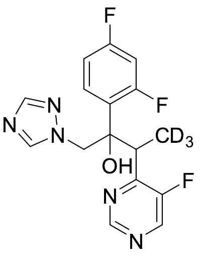 Difluorophenyl-3-(5-fluoropyrimidin-4-yl)-1-(1,2,4-triazol-1-yl)butan-2-ol-d3
