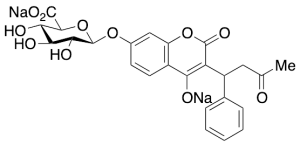 7-Hydroxy Warfarin Beta-D-Glucuronide Disodium Salt