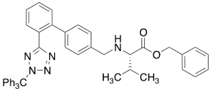 Benzyl N-[(2’-(Trityltetrazol-5-yl-1,1’-biphenyl-4-yl]-methyl-2-amino-3-methylbutanoate