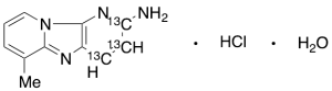 2-Amino-6-methyldipyrido[1,2-a:3',2'-d]imidazole-13C3 Hydrochloride Hydrate (>85%)