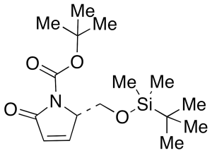 (2S,3R)-N-(tert-Butyloxycarbonyl)-O-(tert-butyl)dimethylsilyl-3,4-dehydro-pyroglutaminol
