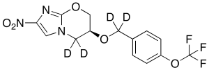 (S)-PA 824-d4 (Pretomanid-d4)